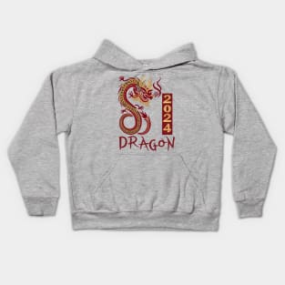 Chinese New Year of the Dragon 2024 Kids Hoodie